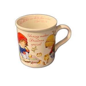 Sharing makes Christmas Special Gentle Hearts coffee cup American Greetings